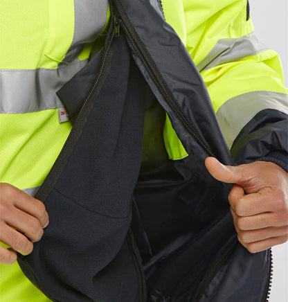 Beeswift Two Tone Hi Vis Europa Bomber Jacket - - Customisable Bomber Jackets