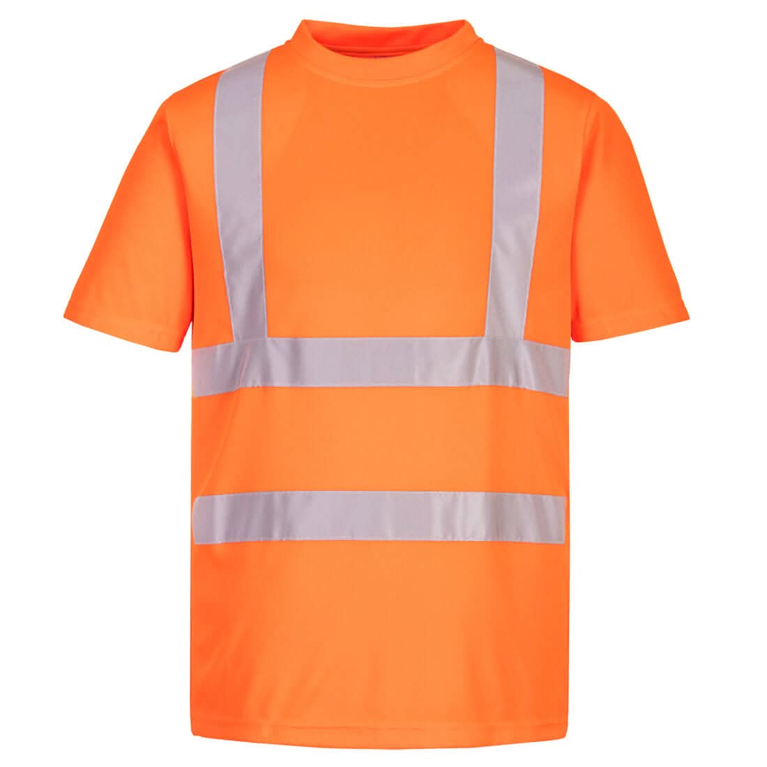 Portwest Eco Hi Vis T Shirt SS 6 Pack EC12 - Orange - Customisable Hi-Vis T-Shirts