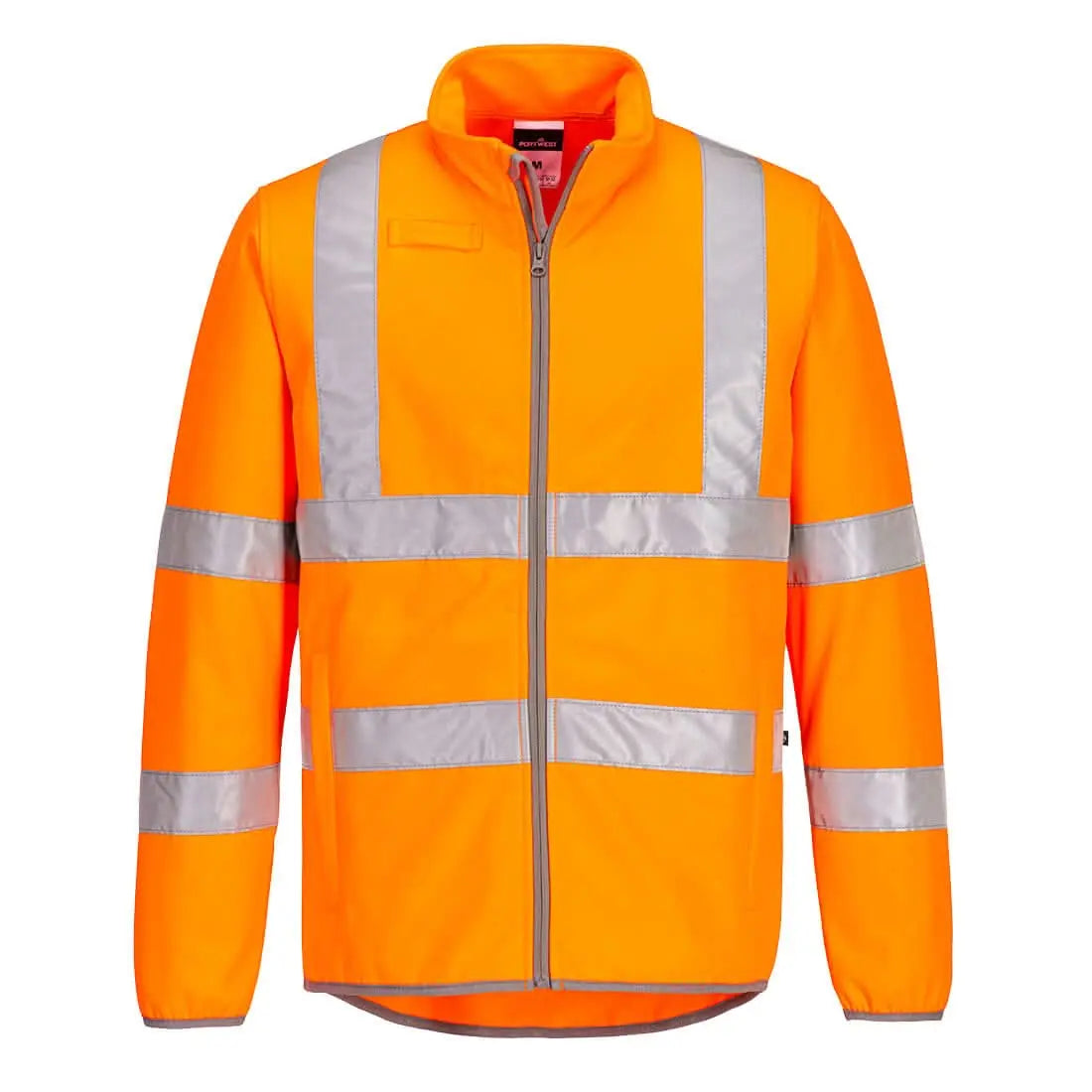 Eco Hi Vis Softshell (2 L) Ec24 - Orange - Customisable Softshell Jackets