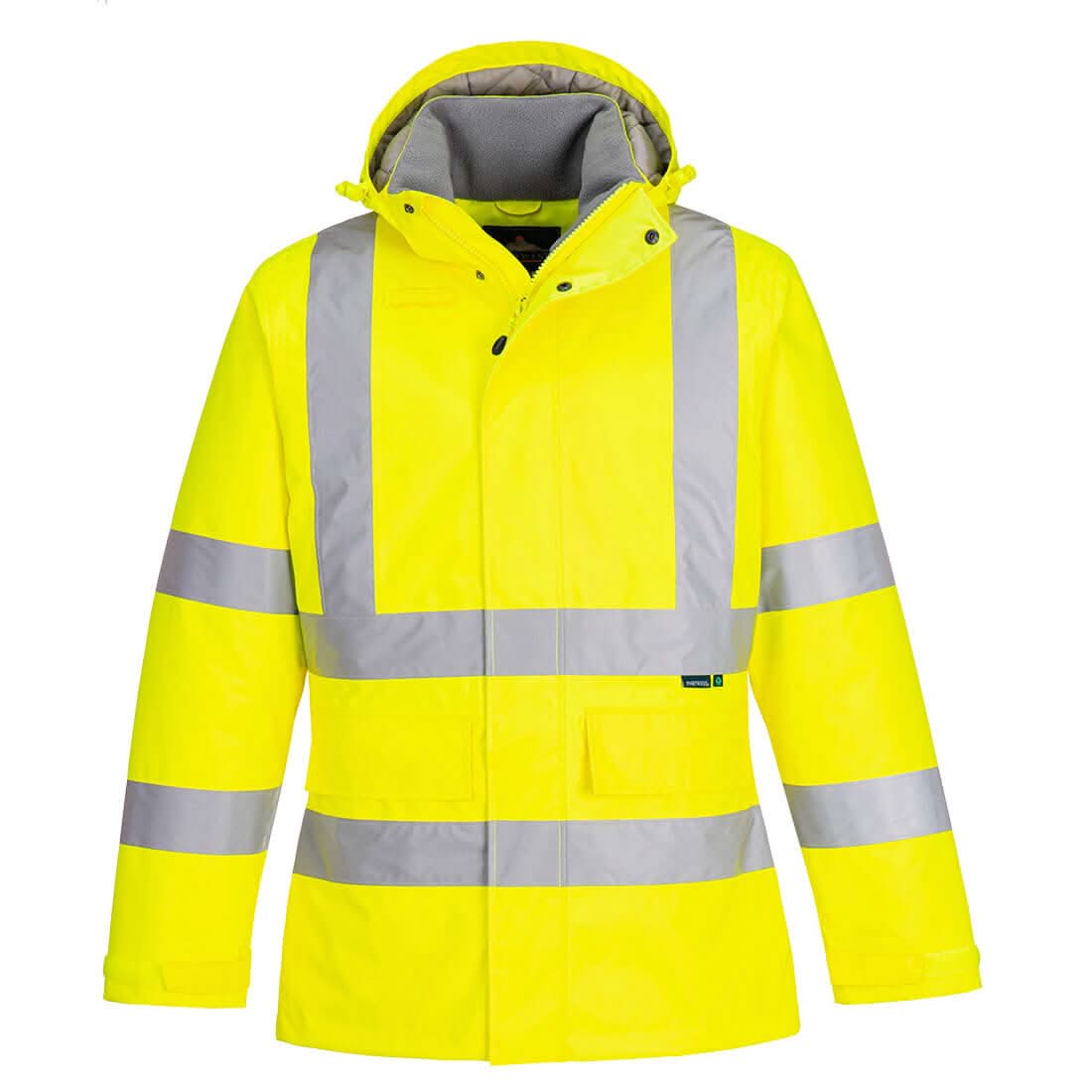 Portwest Eco Hi Vis Winter Jacket EC60 - Yellow - Customisable Jackets