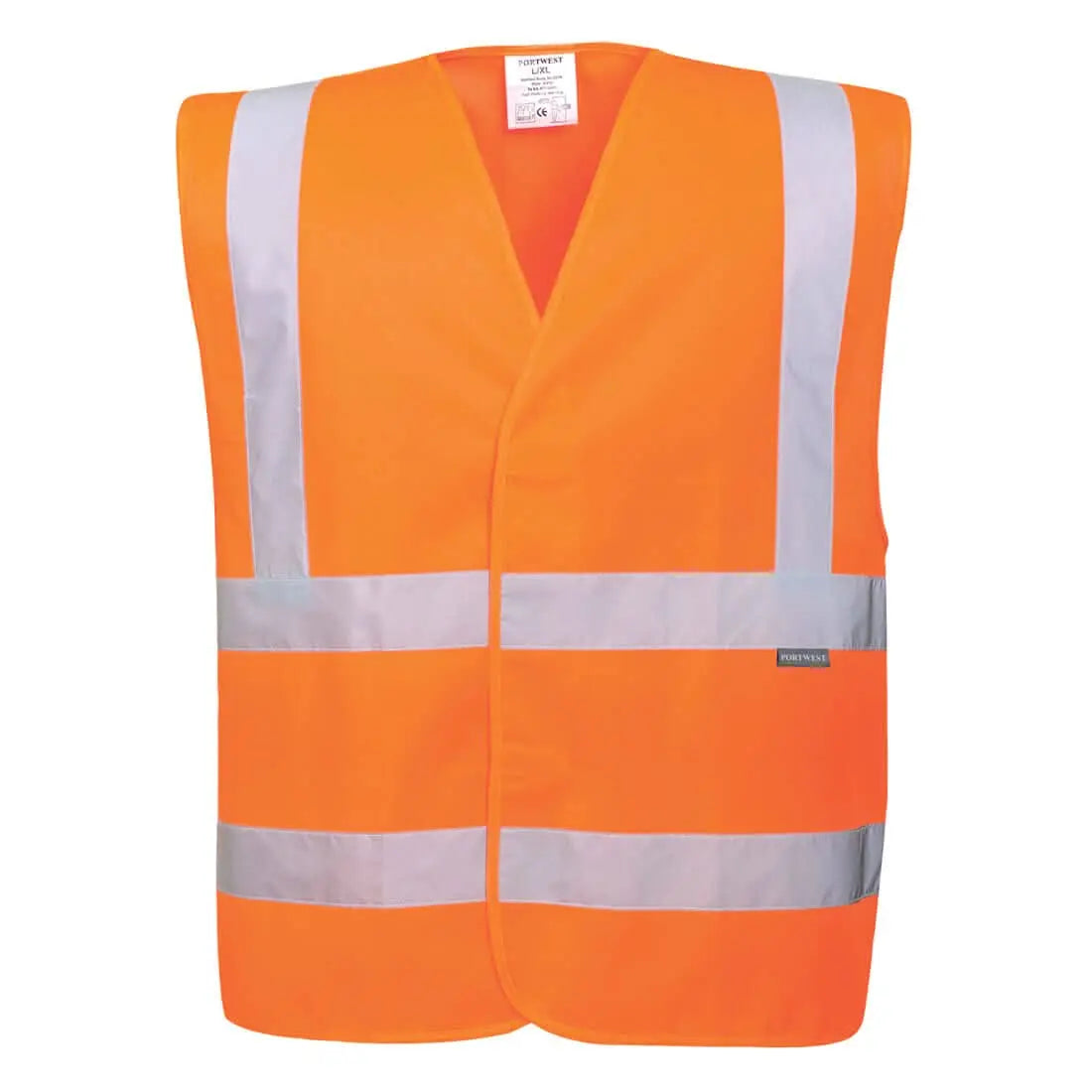 Eco Hi Vis Vest 10 Pack Ec76 - Orange - Customisable Vests