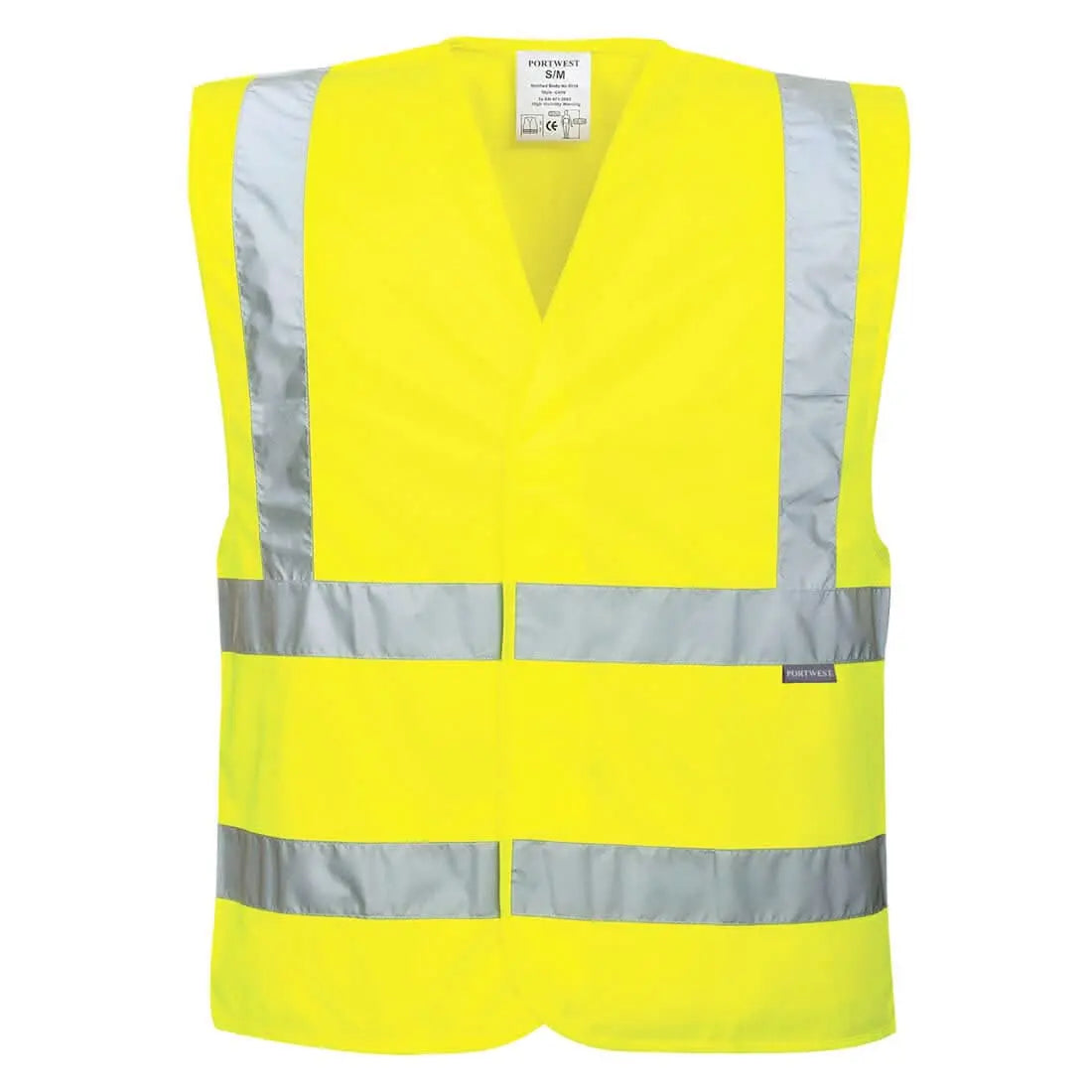 Eco Hi Vis Vest 10 Pack Ec76 - Yellow - Customisable Vests
