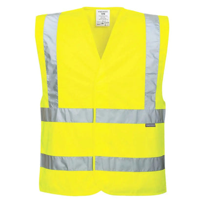 Eco Hi Vis Vest 10 Pack Ec76 - Yellow - Customisable Vests