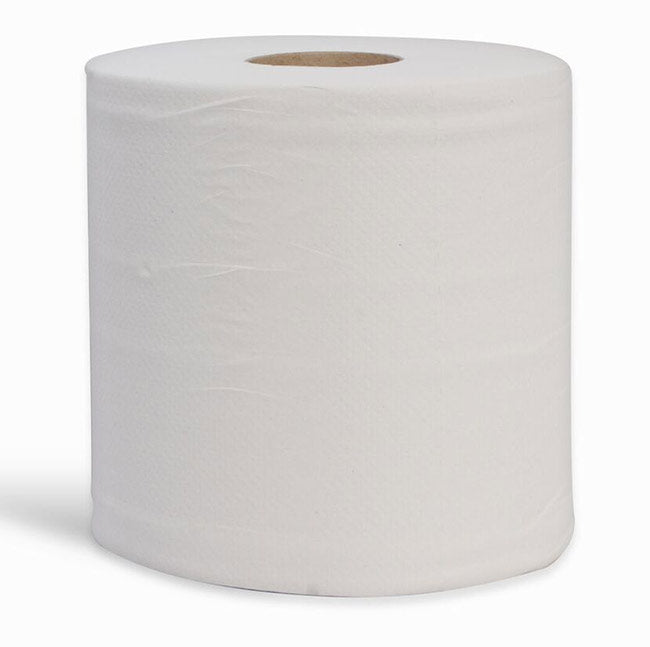 Essentials Esfina Essentials Embossed Centerfeed Ply M - White 150M - Customisable Towels
