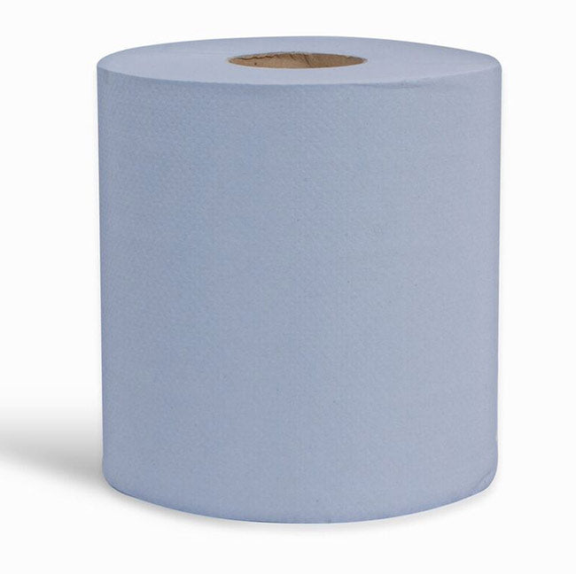 Essentials Esfina Essentials Embossed Centerfeed Ply M - Blue 150M - Customisable Towels