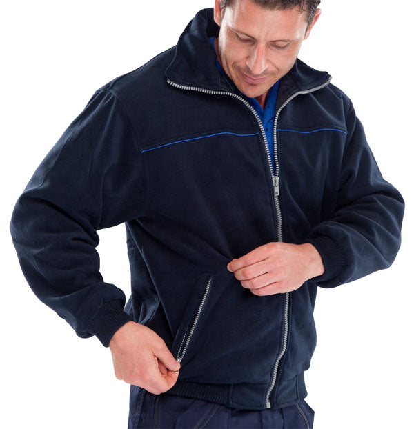 Beeswift Endeavour Fleece - Navy Royal - Customisable Fleeces