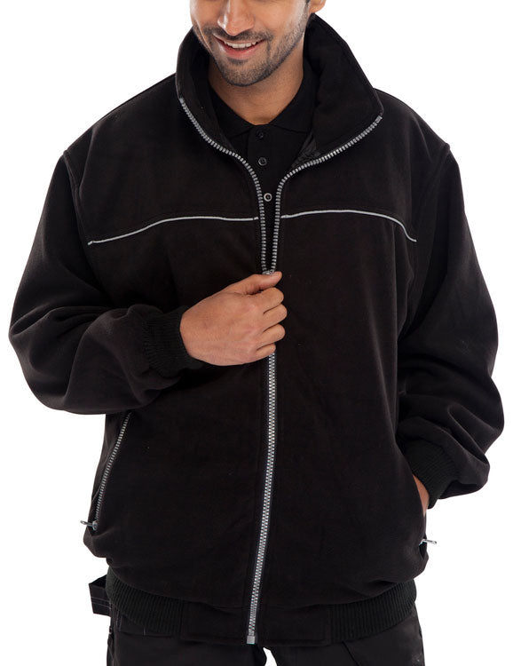 Beeswift Endeavour Fleece - Black - Customisable Fleeces