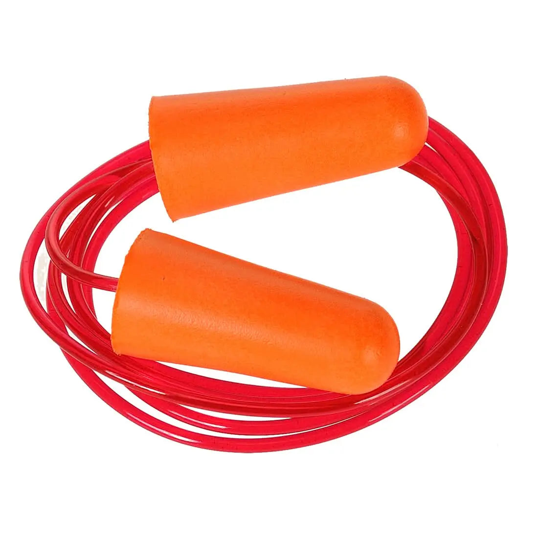 Corded Pu Foam Ear Plugs (200 Pairs) Ep08 - Orange - Customisable Ear Plugs