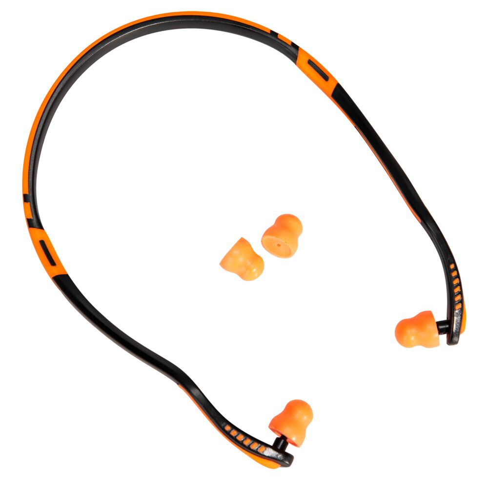 Easy Fit Pu Ear Plugs Banded (2 Pairs) Ep11 - Orange R - Customisable Ear Plugs