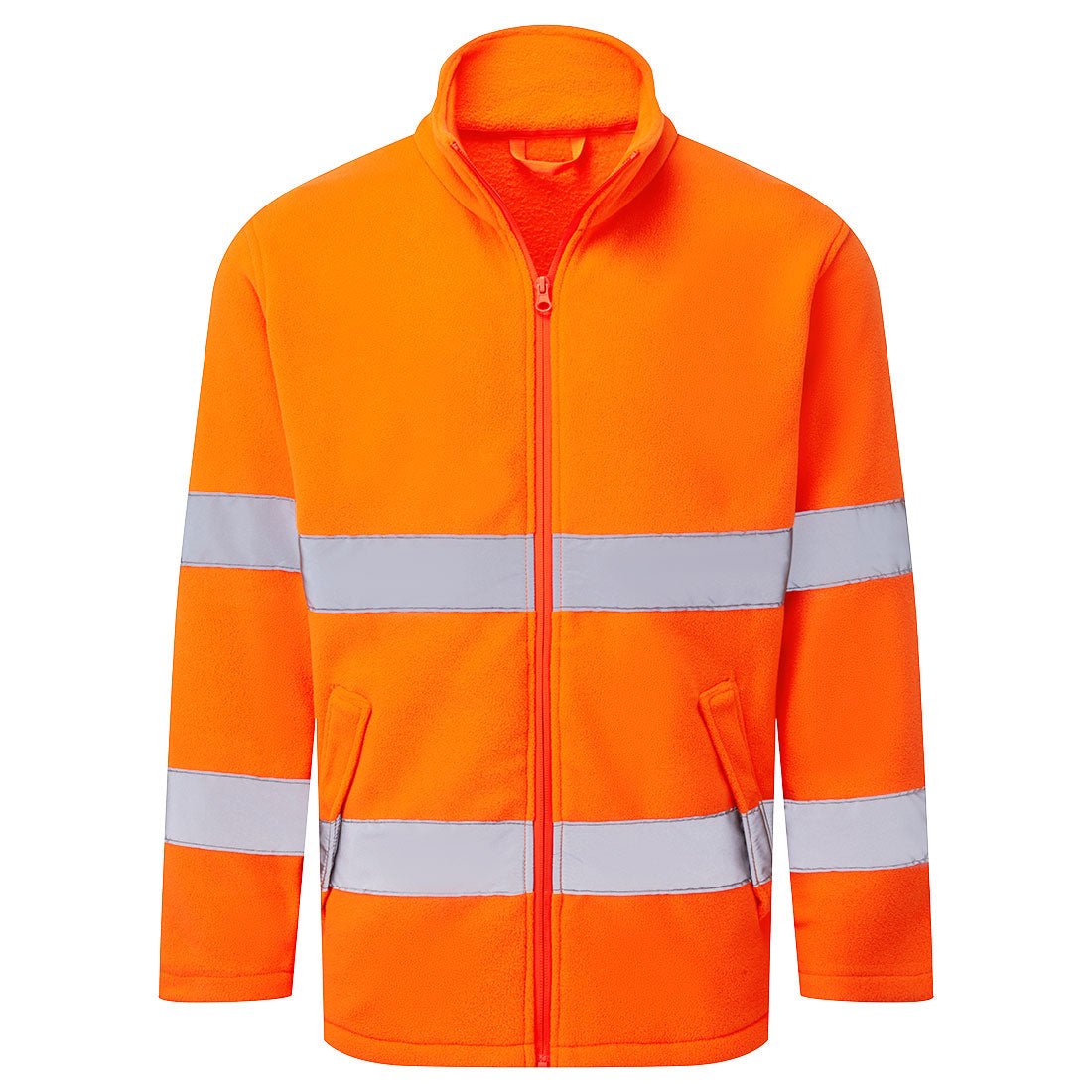 Es1 Essential Hi Vis Fleece Es250 - Orange - Customisable Fleeces