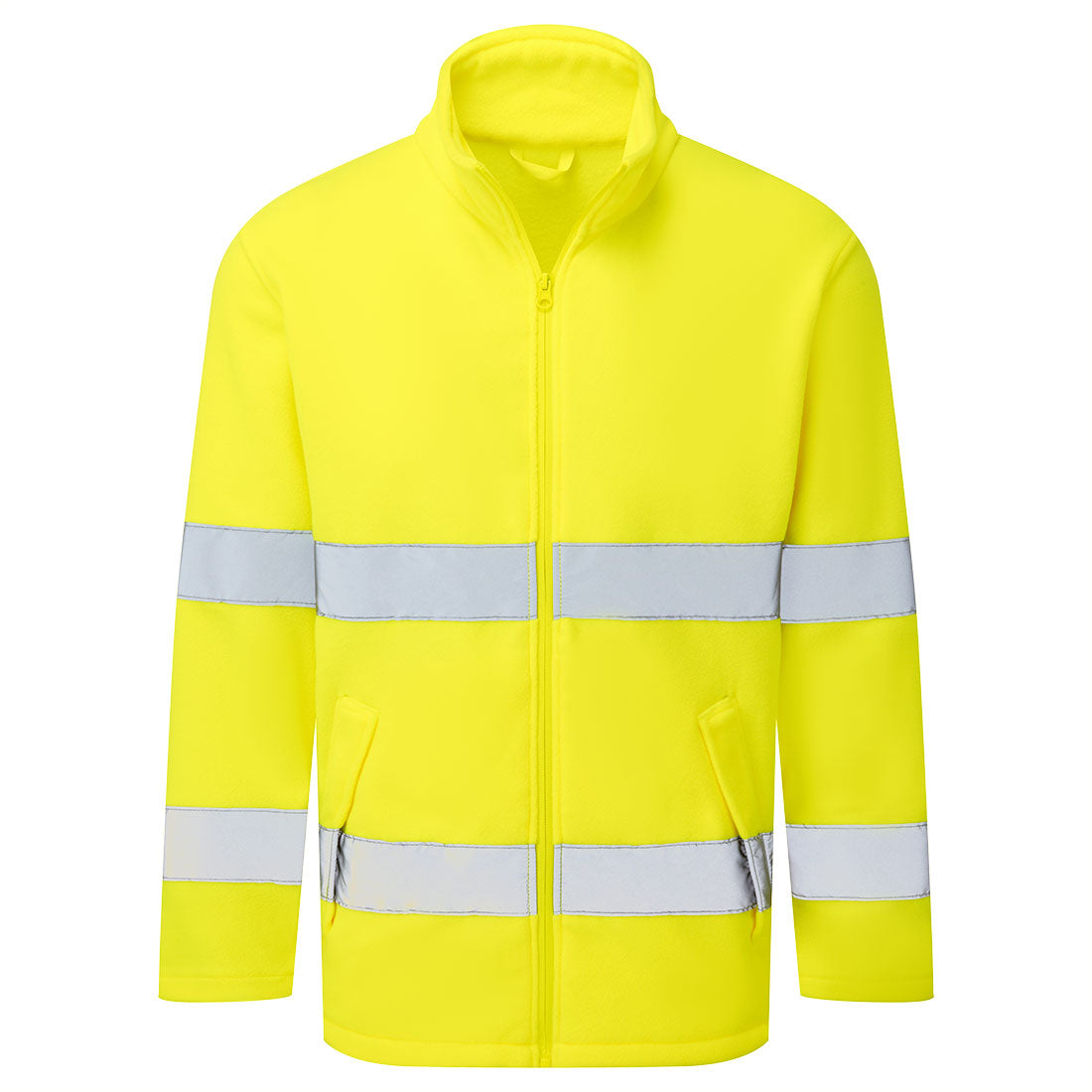 Es1 Essential Hi Vis Fleece Es250 - Yellow - Customisable Fleeces