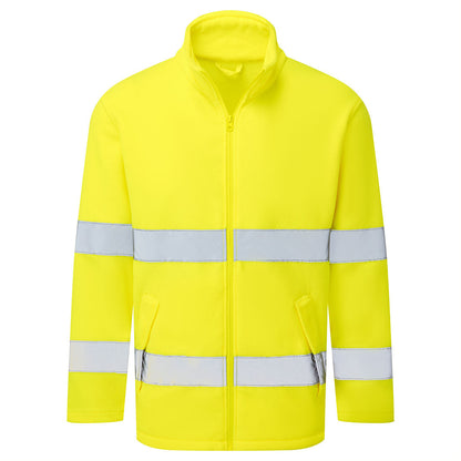 Es1 Essential Hi Vis Fleece Es250 - Yellow - Customisable Fleeces