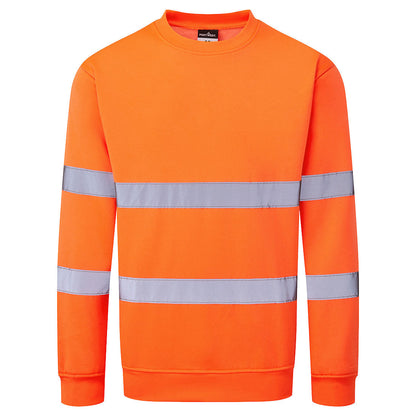 Es1 Essential Hi Vis Sweatshirt Es303 - Orange - Customisable Sweatshirts