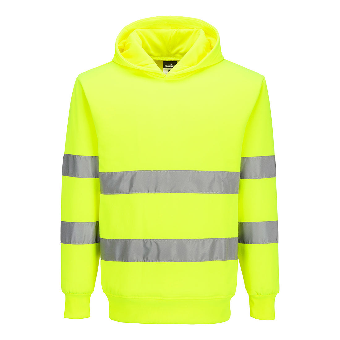 Es1 Essential Hi Vis Hooded Sweatshirt Es304 - Yellow - Customisable Hoodies