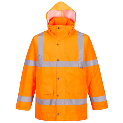 Essential Hi Vis Winter Traffic Jacket Es460 - Orange - Customisable Jackets