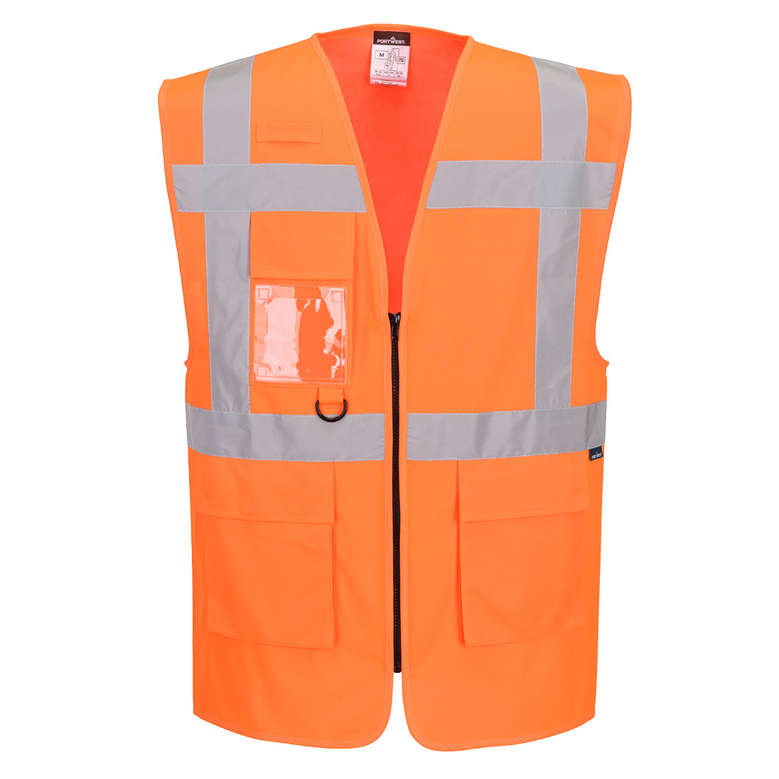 Es1 Essential Hi Vis Executive Vest Es476 - Orange - Customisable Vests