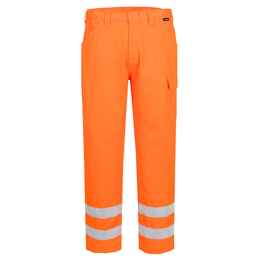 Es1 Essential Hi Vis Combat Trouser Est46 - Orange - Customisable Work Trousers