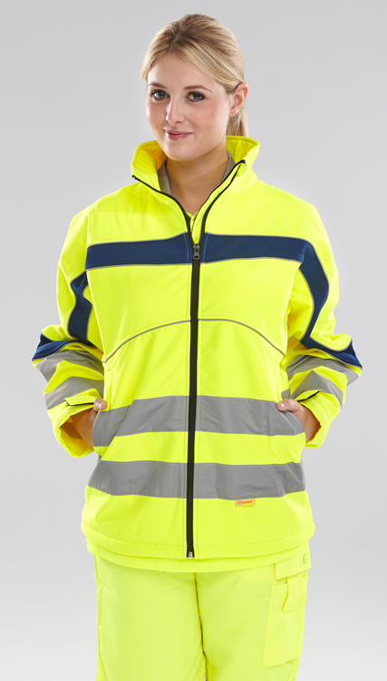 Beeswift Eton Hi Vis Soft Shell Jacket - - Customisable Jackets