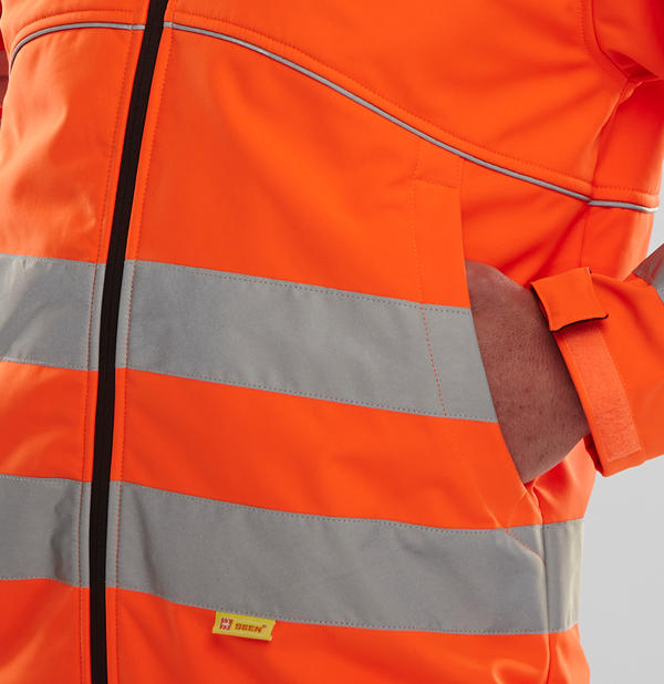 Beeswift Eton Hi Vis Soft Shell Jacket - - Customisable Jackets