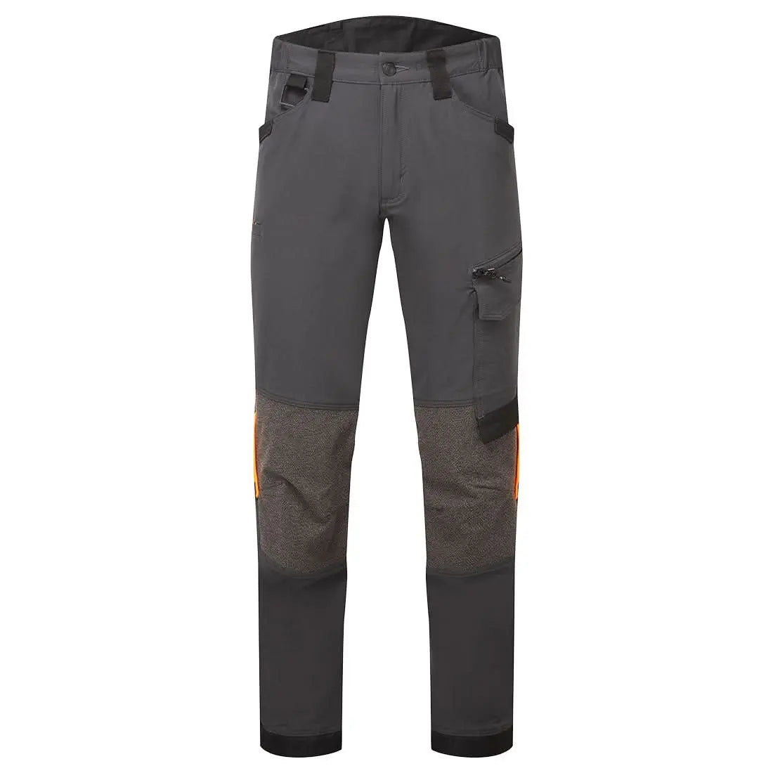 Ev4 Stretch Work Trousers Ev441 - Metal Grey Tall - Customisable Work Trousers