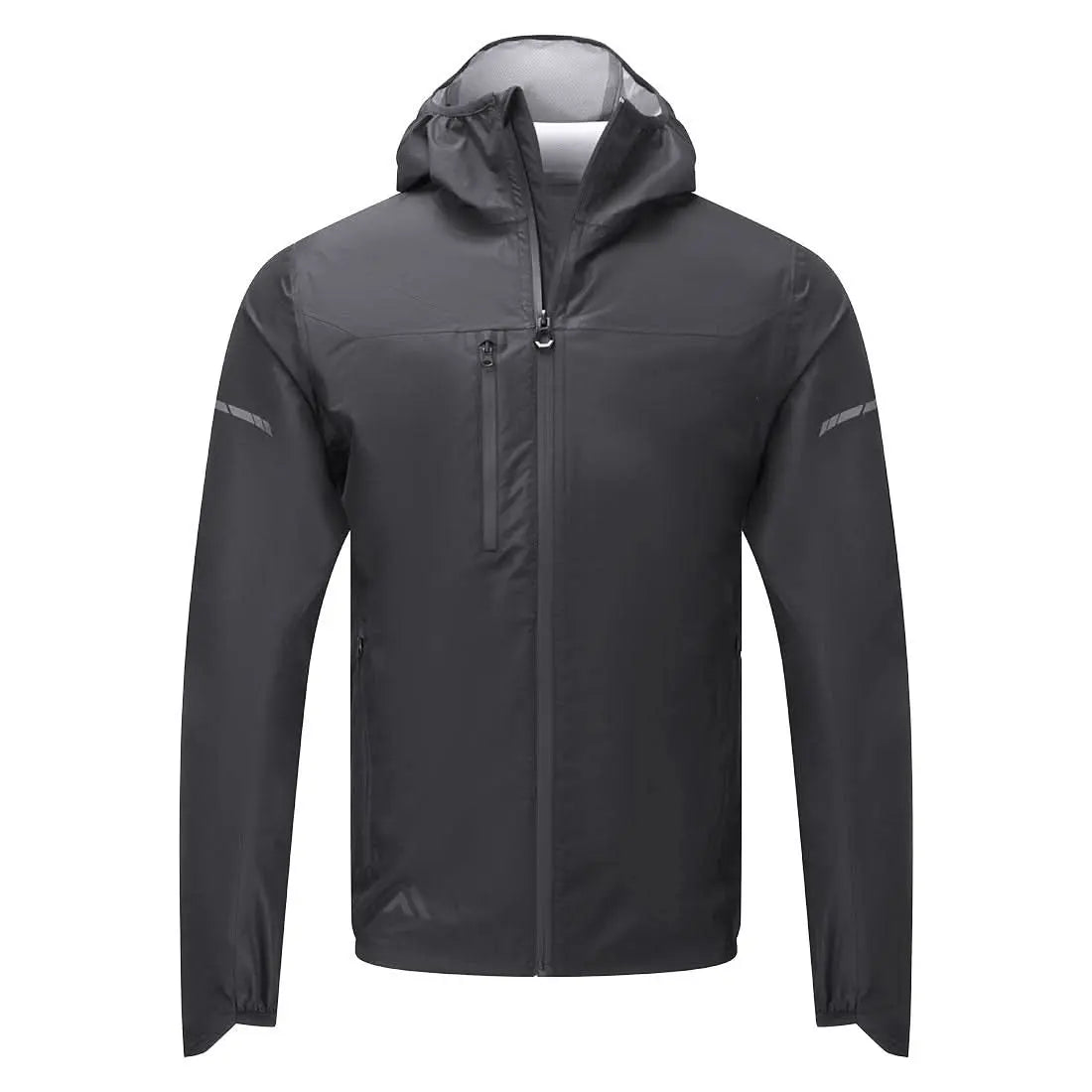 Ev4 Packable Waterproof Jacket Ev466 - Metal Grey - Customisable Rain Jackets