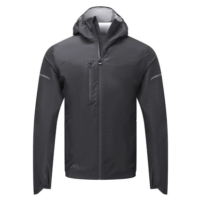 Ev4 Packable Waterproof Jacket Ev466 - Metal Grey - Customisable Rain Jackets