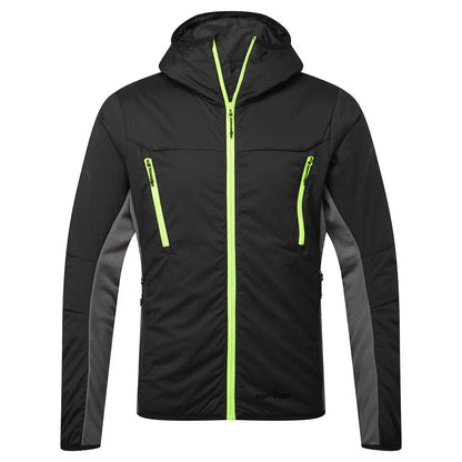 Ev4 Insulated Hybrid Jacket Ev470 - Black Tall - Customisable Insulated Jackets