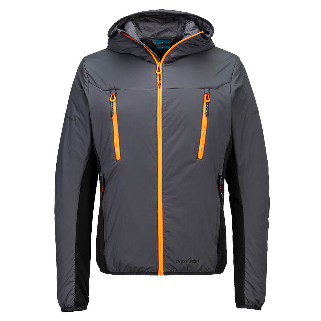 Portwest EV4 Insulated Hybrid Jacket EV470 - Metal Grey - Customisable Jacket
