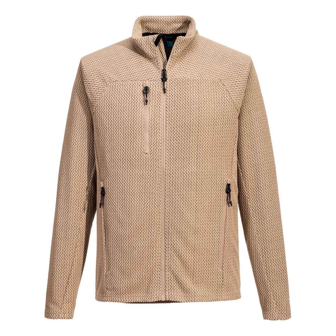 Ev4 Textured Fleece Ev480 - Khaki - Customisable Fleeces
