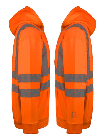 Envirowear Beeswift Envirowear Recyclable Hi Vis Hoodie - - Customisable Sweatshirts