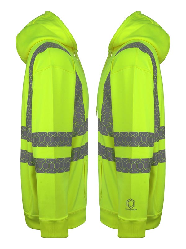 Envirowear Beeswift Envirowear Recyclable Hi Vis Hoodie - - Customisable Sweatshirts