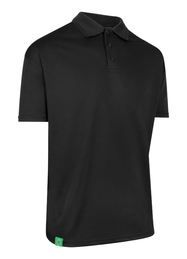 Envirowear Beeswift Envirowear Short Sleeve Recyclable Polo Shirt - Black - Customisable Polo Shirts