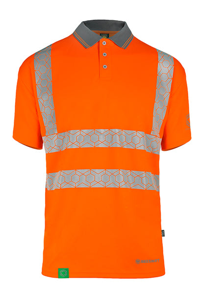 Envirowear Beeswift Envirowear Hi Vis Short Sleeve Recyclable Polo Shirt - - Customisable Polo Shirts