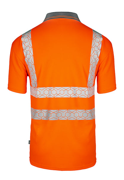Envirowear Beeswift Envirowear Hi Vis Short Sleeve Recyclable Polo Shirt - - Customisable Polo Shirts