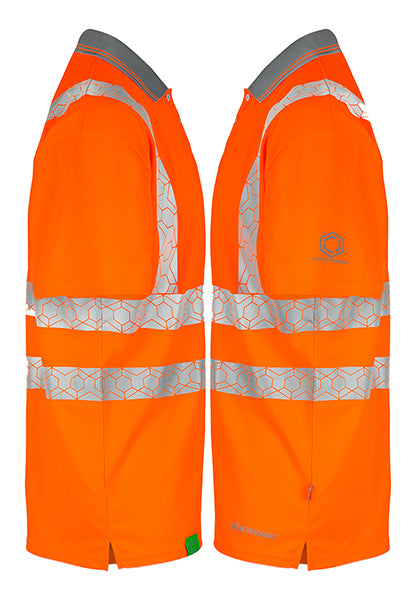 Envirowear Beeswift Envirowear Hi Vis Short Sleeve Recyclable Polo Shirt - - Customisable Polo Shirts