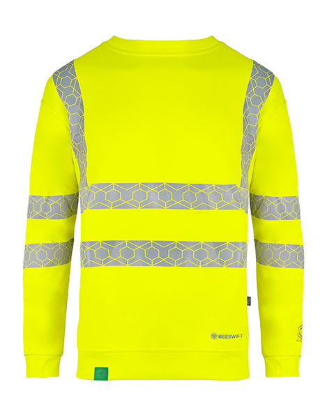 Envirowear Beeswift Envirowear Hi Vis Recyclable Sweatshirt - - Customisable Sweatshirts