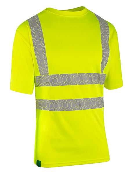 Envirowear Beeswift Envirowear Hi Vis Recyclable T Shirt - Saturn Yellow - Customisable Tee Shirts