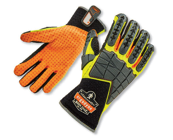 Ergodyne Impact Reducing Glove - Yellow - Customisable Mechanics
