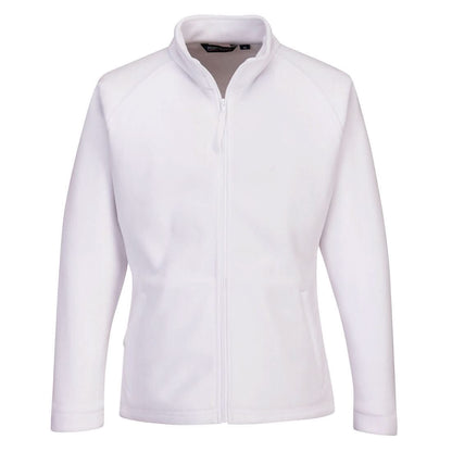 Portwest WomenS Aran Fleece F282 - White - Customisable Fleece