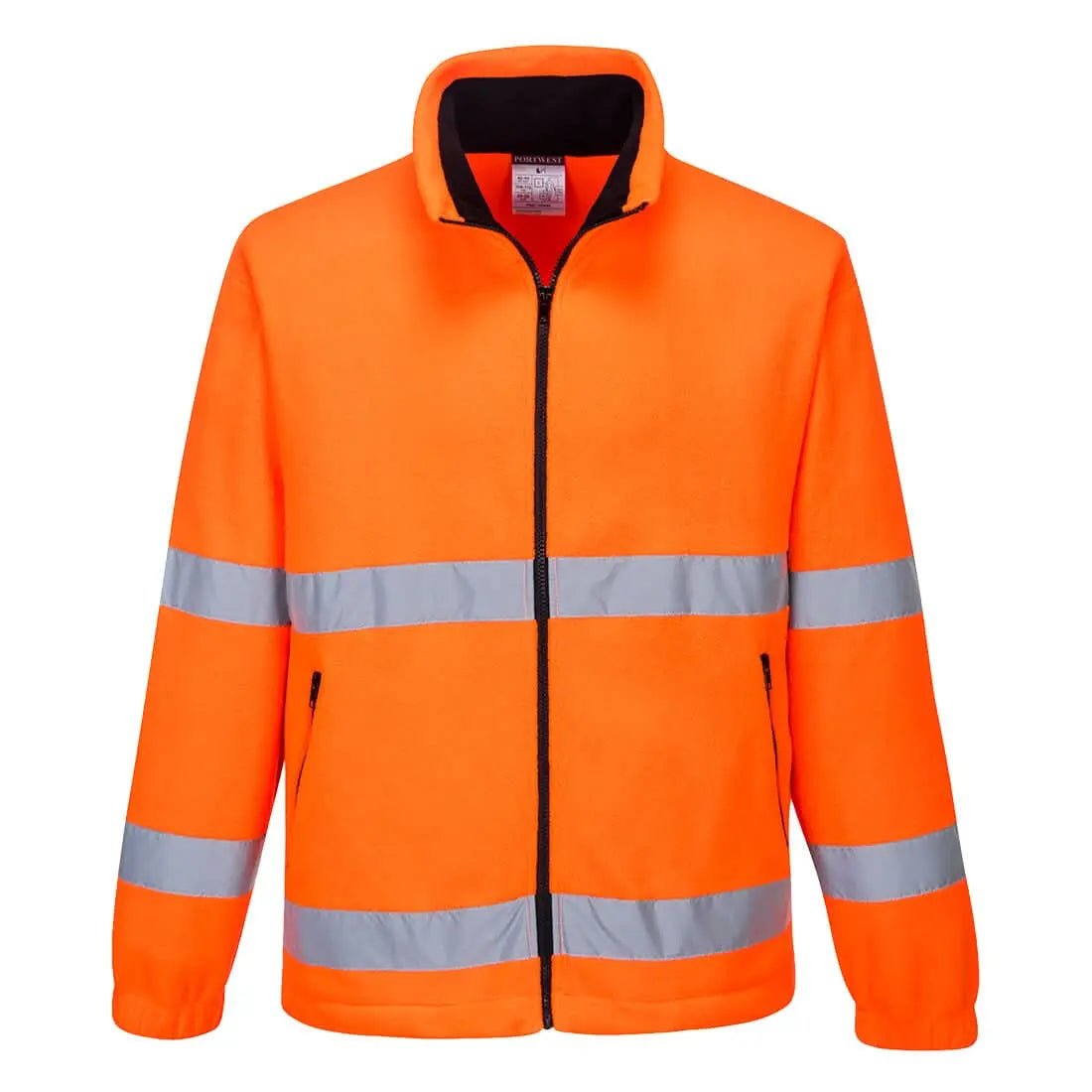Hi Vis Windbreaker Fleece F303 - Orange - Customisable Fleeces