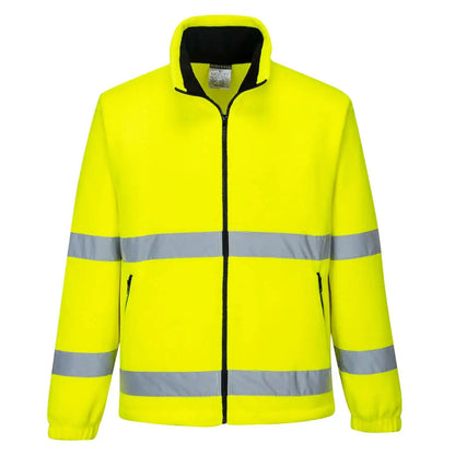 Hi Vis Windbreaker Fleece F303 - Yellow - Customisable Fleeces
