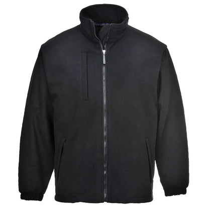Buildtex Laminated Fleece 3 L F330 - Black - Customisable Fleeces