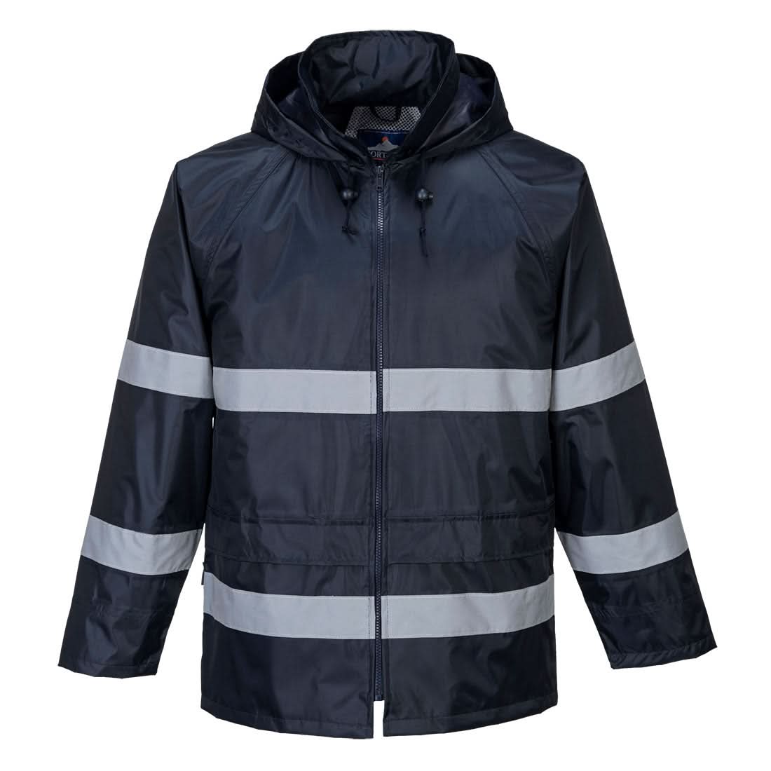 Portwest Classic Iona Rain Jacket F440 - Navy - Customisable Jacket
