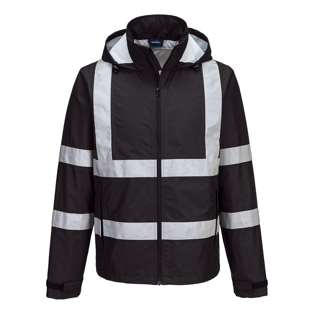 Portwest Iona Enhanced Lightweight Packable Jacket - Black - Customisable