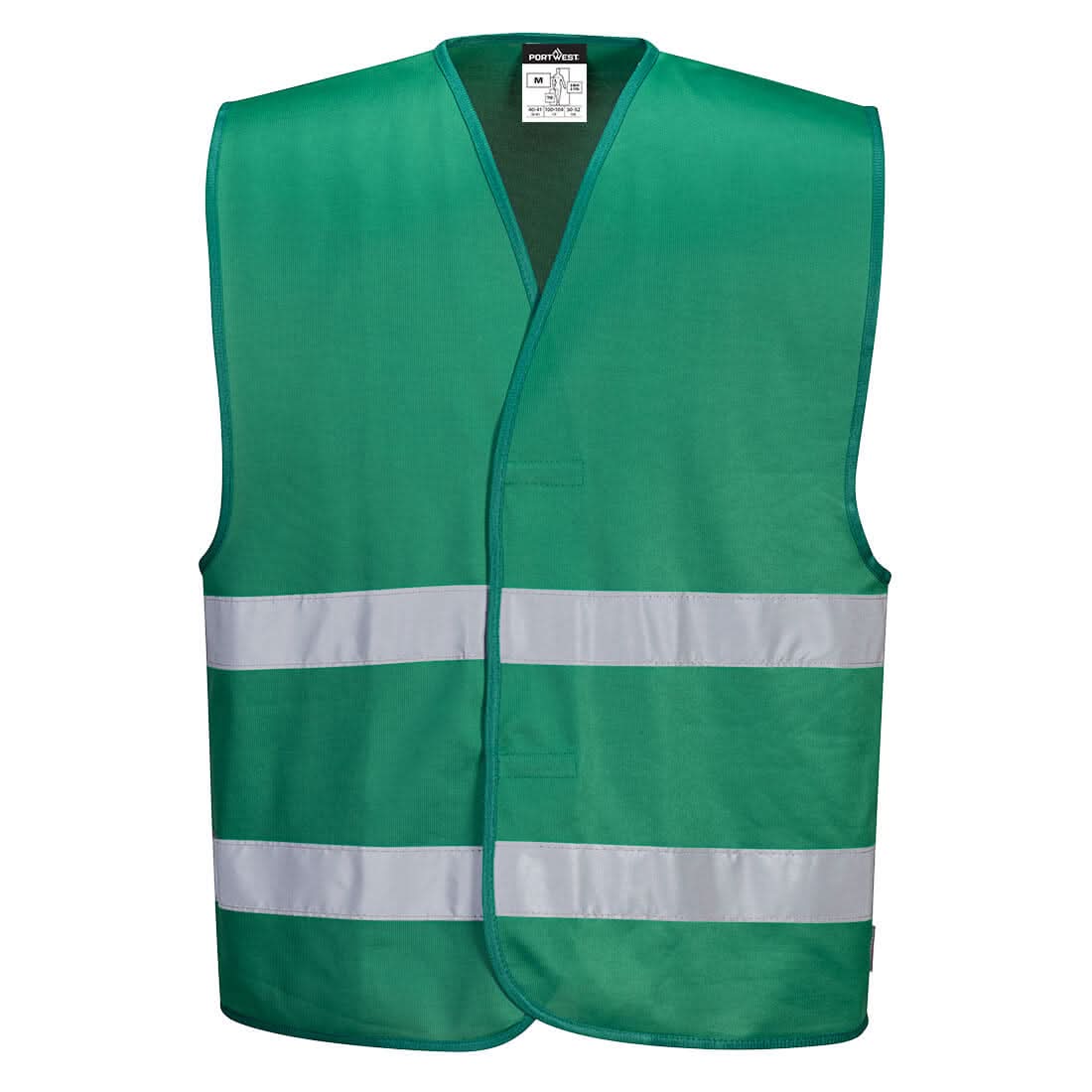 Portwest Iona Vest F474 - Bottle Green - Customisable HV Vest