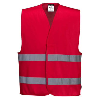 Iona Vest F474 - Red - Customisable Vests
