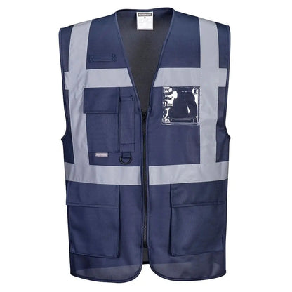 Iona Executive Vest F476 - Navy - Customisable Vests