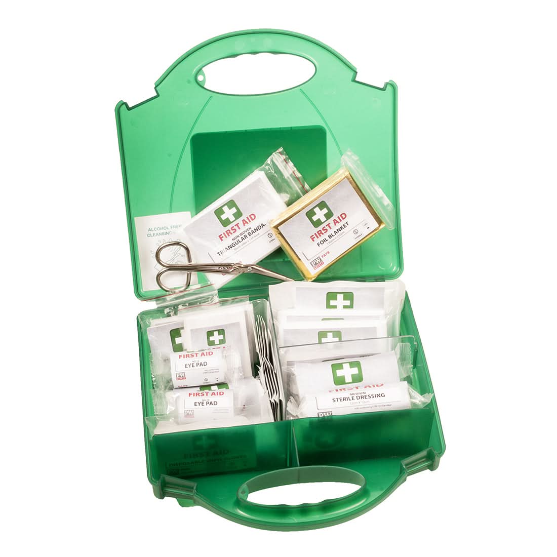 Portwest Workplace First Aid Kit 25 FA10 - Green - Customisable PPE