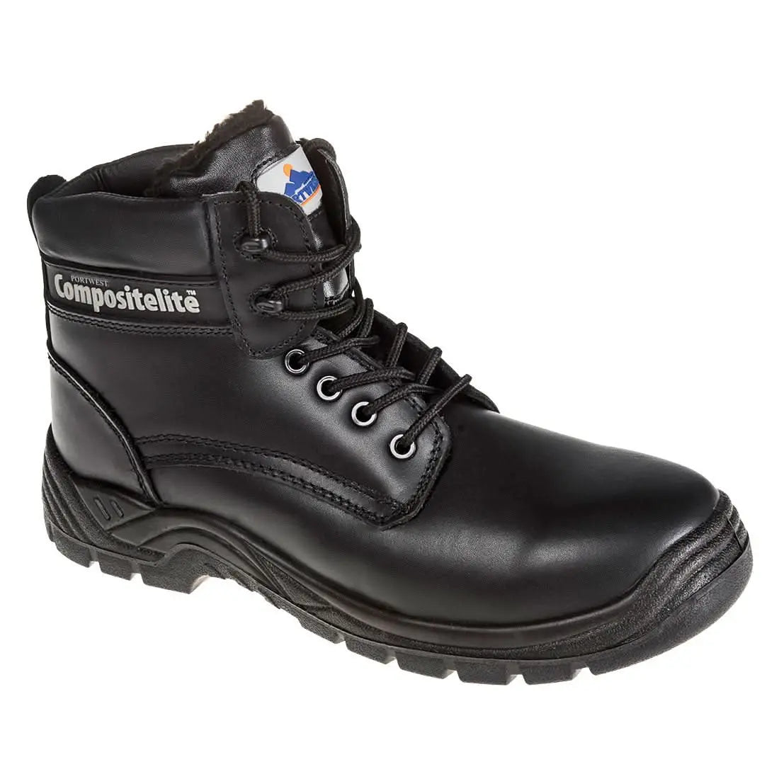 Composite Leather Winter Ankle Boot S3 S Sr Fc12 - Black - Customisable Boots