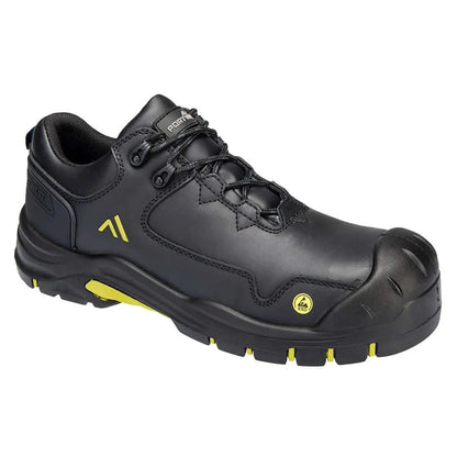 Composite Action Leather Low Shoe S3 S Esd Hro Sr Sc Fo Fc19 - Black Yellow - Customisable Shoes